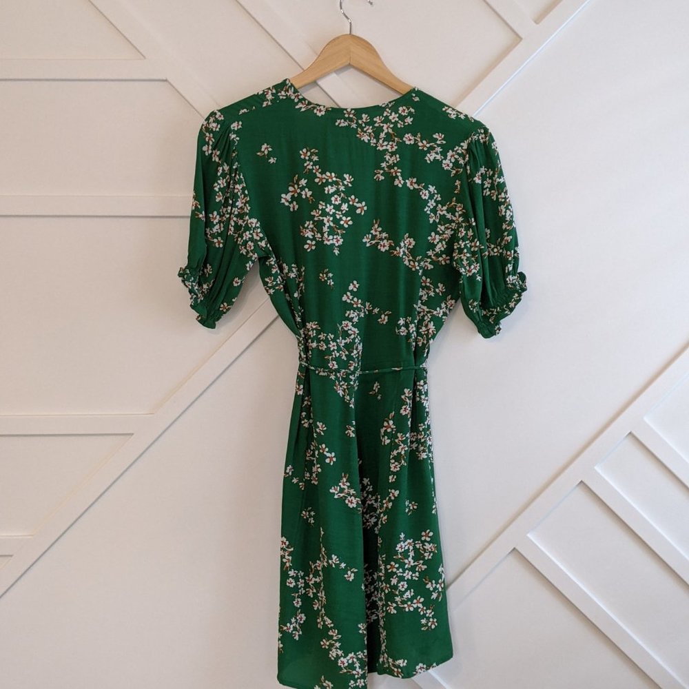 NEW Faithfull the brand Mira wrap puff sleeve dress - Picture 10 of 10